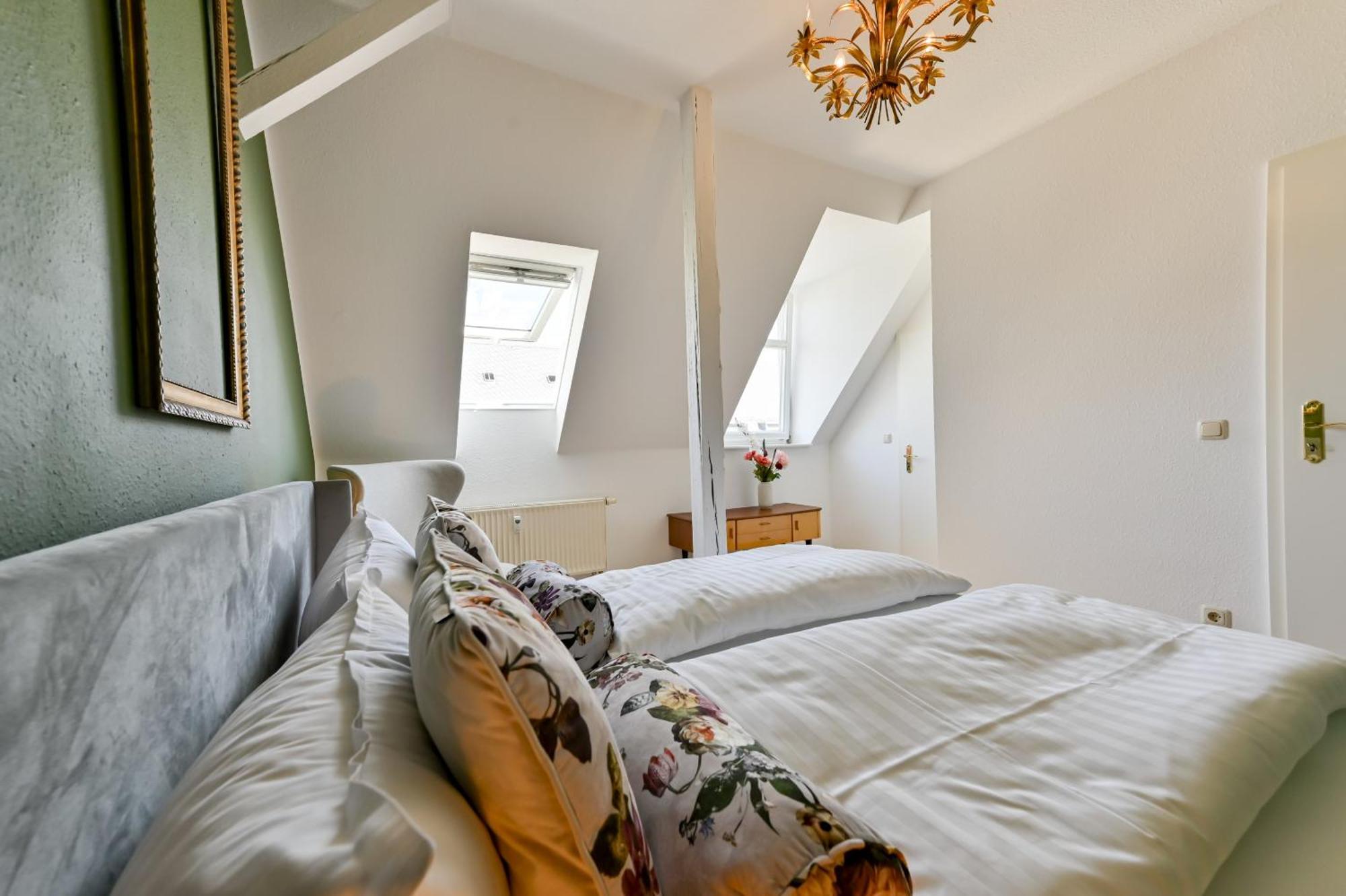 Apartament Premium Quartier Clara , Karl Und Fritz Auf Dem Kassberg Mit Eigenem Stellplatz Chemnitz Pokój zdjęcie